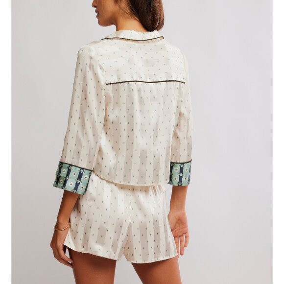 FREE PEOPLE Pillow Talk PJ Set / Harbor Combo - Picture 3 of 10